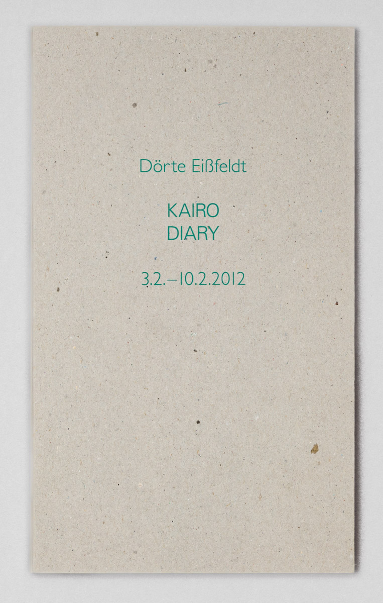 Ein Reprofoto des Selbstverlegten Buches "KAIRO DIARY" von Dörte Eißfeldt
