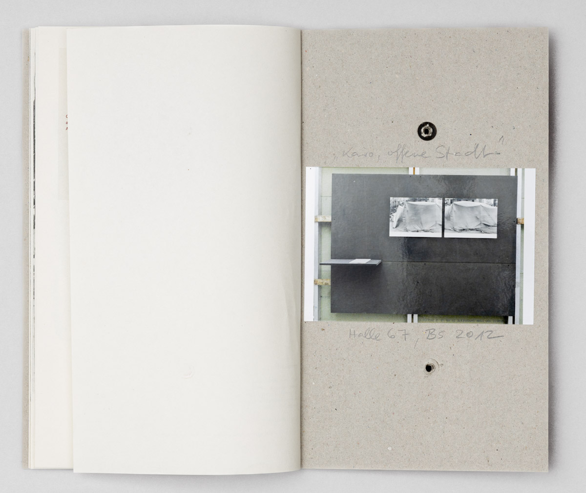 Ein Reprofoto des Selbstverlegten Buches "KAIRO DIARY" von Dörte Eißfeldt