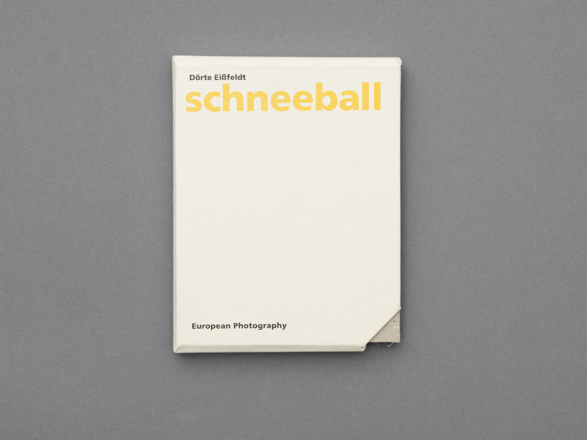 Schneeball, 1990. European Photography Verlag, Göttingen