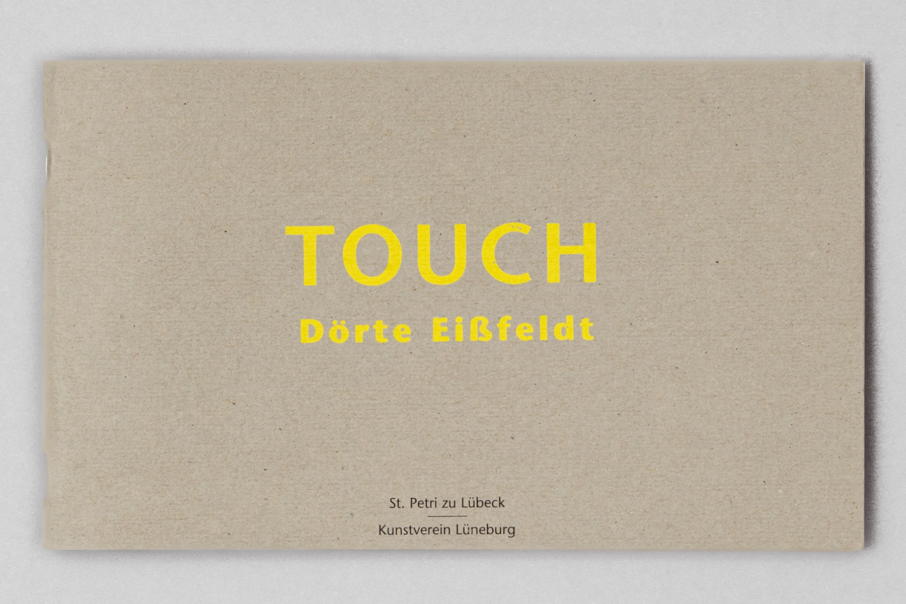 Ein Reprofoto des Buches TOUCH von Dörte Eissfeldt