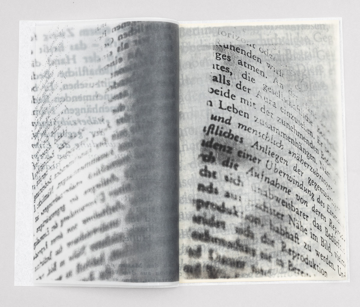 Repros des Heftes zu Walter Benjamin von Dörte EIssfeldt