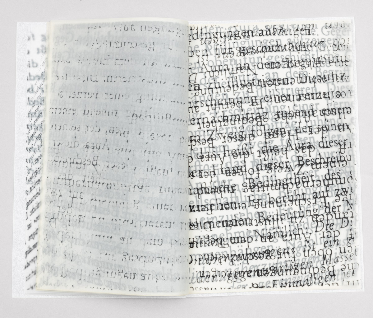 Repros des Heftes zu Walter Benjamin von Dörte EIssfeldt