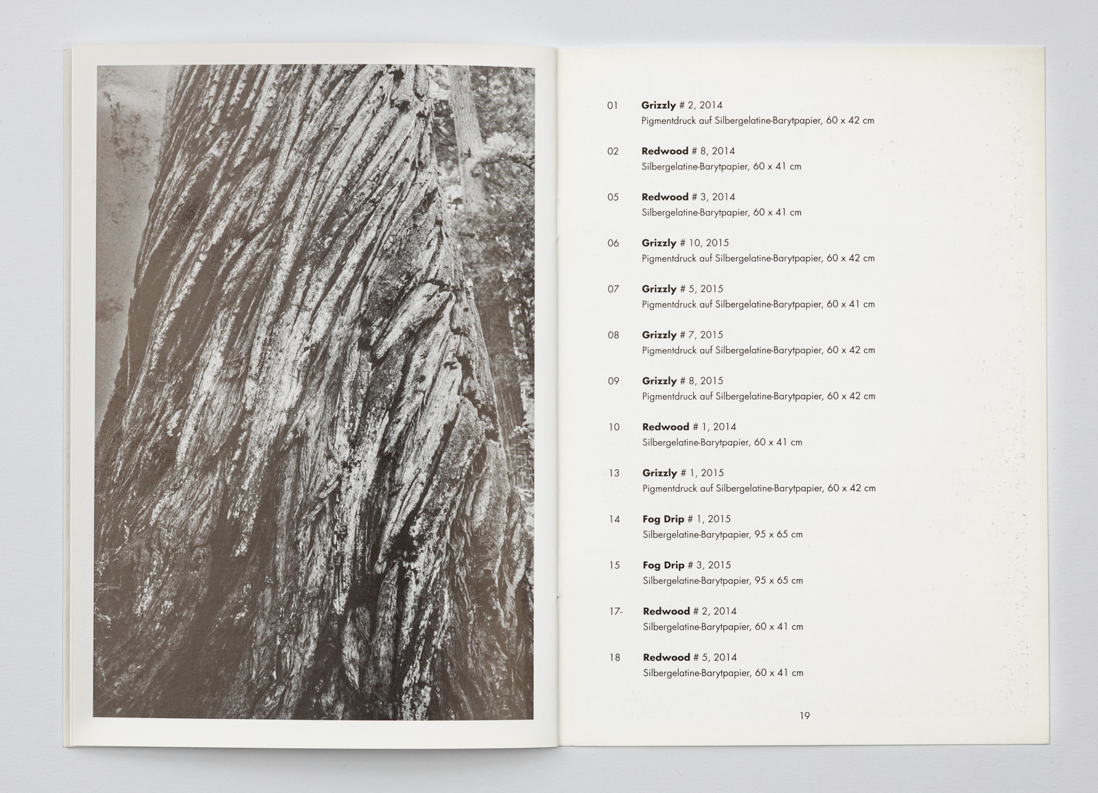 Repro des Buches Wildniß zur Ausstellung von Dörte Eißfeldt